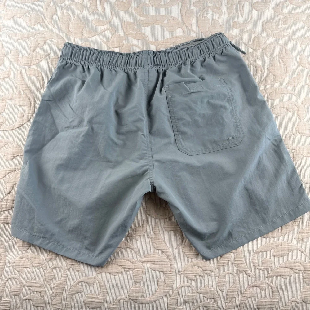 Goodfellow & Co Mens Gray Swim Trunks Mesh Lined Board Shorts Size Medium